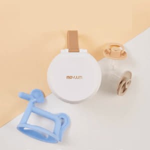 MOYUUM เครื่องอบไอน้ำฆ่าเชื้อโรคสำหรับพกพา-ขาว