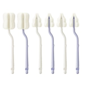 แปรงล้าง ขวดนม New Curved Handle (เซ็ต 6 ชิ้น)