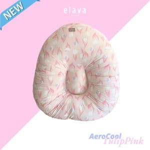 ที่นอนเด็กกันกรดไหลย้อน ที่นอนกันแหวะนม New รุ่น Aero Cool (ลาย Tulip Pink)