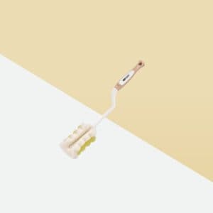 แปรงฟองน้ำล้างขวดนม Dual Sponge Brush สี เบจ