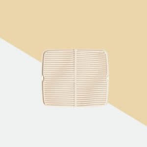 แผ่นตากขวดนมพกพา Silicone Drying Mat สี Ivory