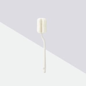 แปรงล้าง ขวดนม New Curved Handle สี Coconut